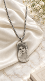 گردنبند پلاک حک چهره